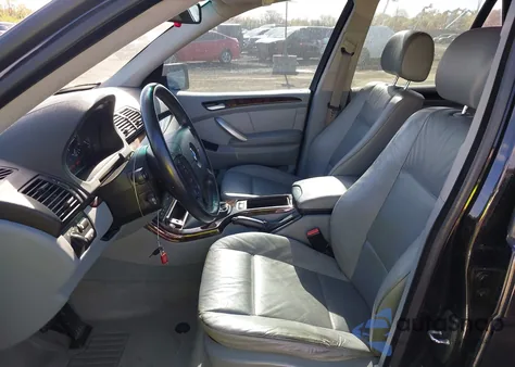 2002 BMW X5 3.0I z USA, uszkodzony, nr VIN 5UXFA53512LP43875